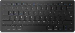 ESTONE Bluetooth 3.0 Ultra Slim Wireless Rechargable Keyboard With Stainless Stand Cover For iOS/Android and Windows PC/Laptop/Notebook/MacBook/Samsung Galaxy Tablet/iPhone/iPad/Microsoft Surface