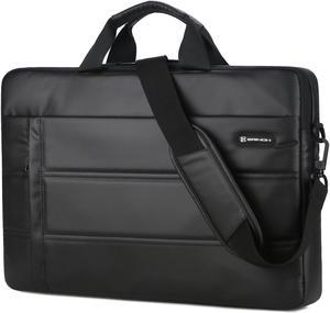 ESTONE Messenger Laptop Shoulder Bag Protective Briefcase Carrying Case  Business Laptop Bag Notebook Sleeve with Luggage strap Notebook for 13 - 13.3" Laptop / NoteBook Computer, Black