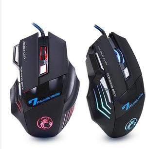 iMice X7 Professional Wired Gaming Mouse 5500DPI Adjustable 7 Buttons Cable USB