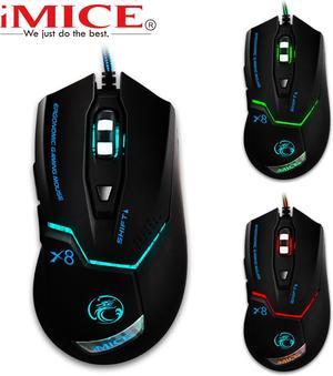 IMICE X8 3200DPI LED Optical 6D USB Wired game Gaming Mouse gamer For PC computer