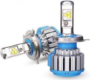 H4(HB2/9003) Hi/Lo LED Headlights,70W 7200LM /Pair Upgrade Flip Chip All-in-One Conversion Kit (Pack of 2) (6000K Cool White)   - 2 Year Warranty