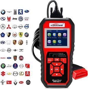 KINGBOLEN KW850 Professional OBD2 Scanner Automotive Engine Fault Code Reader Full OBD2 EOBD Function Car Diagnostic Scan Tool for all obd2 Vehicles since 1996