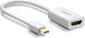 ESTONE Mini DisplayPort to HDMI Adapter  3K&4K  Thunderbolt to HDMI Adapter  Mini DP Converter suitable for Apple MacBook Pro MacBook Air, Microsoft Surface Pro 4 Pro 3, Google Chromebook - White