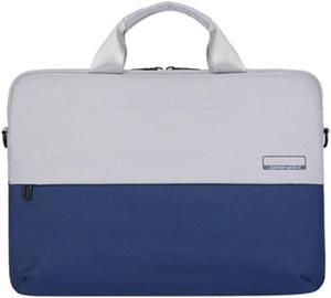 BRINCH 14146 Inch Waterproof Fabric Laptop Shoulder Bag Notebook Sleeve Case Compatible Macbook  Protective 146 Ultrabook ASUS Acer Dell Inspiron Lenovo HP Chromebook Blue