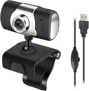 HXSJ USB Web Camera 480P HD Computer Camera Webcams Built-in Sound-absorbing Microphone 640*480 Dynamic Resolution