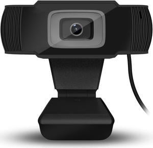 HXSJ  USB Webcam, HD with Built-in MIC PC Web Cam for Facebook YouTube Instagram Video Live Clip-on Plug and Play Skype Camera for Computer Laptop MAC