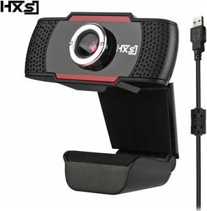 HXSJ S20 HD Webcam 3LED 480P PC Camera with Absorption Microphone MIC for Skype for Android TV Rotatable Computer Camera USB Web Cam