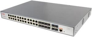 36 port Million Gigabit POE Switch 24PG+8GF+4TF Power Supply Network Management ONV-POE36036PFM-at