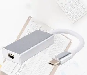 1080P USB3.1 10Gbps Type-c to mini DP Converter Adapter Cable for Macbook Air