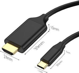 1.8m HDMI Cable 4K 30Hz Adapter Type-c to HDMI for Mac Monitor Projector