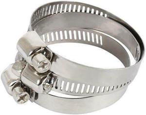 Screw Tool Kit Stainless Steel 304 80PCS 8-44mm Adjustable Hose Clamp Crimping