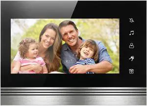 7 Inch TFT LCD Night vision  Intercom Monitor password +ID card unlock Doorbell  Camera