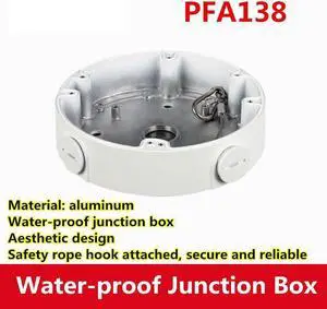 PFA138 Wall Mounting Aluminum Junction Box Security Accessory for IPC-HDBW5442/5541/5842/7442/7842/8841/71242
