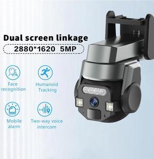 VisiPower 2MP 3.97" HD Screen Smart Peephole Door Viewer Video Doorbell intercom built-in 1400mah lithium rechargeable Battery support 12 different language infrared night vision wide view angle 125°