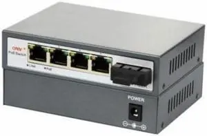 ONV-POE31004PF-at 4 PoE IEEE802.3at 5-Port SC Fiber Port Media Converter Switch