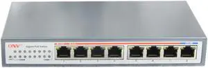 ONV-POE33007PN 8-Port Gigabit PoE 7x 10/100/1000M RJ45 PoE Ports Network Switch