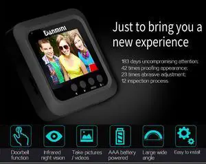 Danmini W5 2.4inch Color Screen No Disturb Peephole Viewer