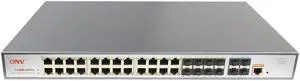 ONV-POE36028PFM-at 36-port 10G Managed L2+ Core PoE Switch compatible with both IEEE 802.3af/at standard