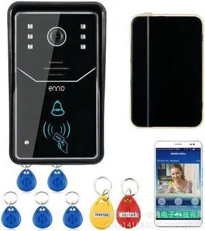 WIFI wireless smart access control card video intercom doorbell Support ID card