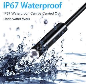 3 in 1 Endoscope 7MM Lens Exposure Light Automatic Inspection Camera 30fps USB Android/type-c Waterproof IP67