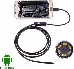 5.5mm Snake Borescope USB Inspection Camera 1.5M 6LED  Android Waterproof IP67