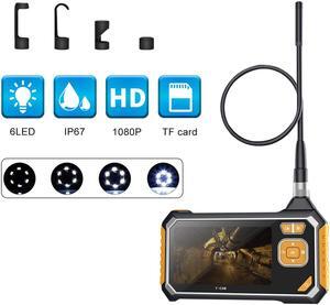 2MP 4.3 inch LCD Monitor Endoscope 8mm 1080P Pipeline car inspection Endoscopes