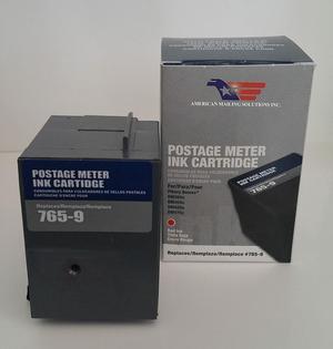 PB 765-9 Red Ink Cartridge compatible with DM300c, DM400c, DM450c, DM475c Meters