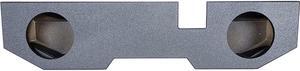 Atrend 10 inch Dual Sealed Subwoofer Enclosure for 2002 and up Dodge Ram Quad Cab Trucks
