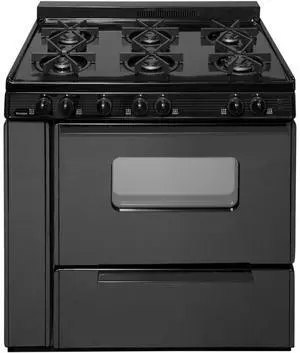 Premier STK2X0BP 3.91 Cu. Ft. Black Freestanding Gas Range