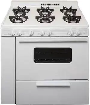 Premier STK2X0OP 3.91 Cu. Ft. White Freestanding Gas Range