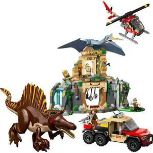 LEGO 76976 Jurassic World Spinosaurus and Quetzalcoatlus Air Mission