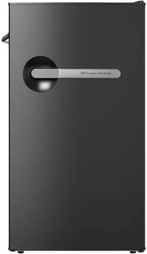 Frigidaire EFR397BLACK 3.2 Cu. Ft. Black Retro Compact Refrigerator with Side Bottle Opener