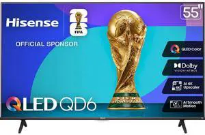 Hisense 55QD65QF 55 inch Class QD6 Series 4K QLED Smart Fire TV