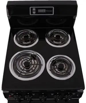Premier EAK220BP 2.4 Cu. Ft. Black Freestanding Electric Range Premier EAK220BP 2.4 Cu. Ft. Black Freestanding Electric Range