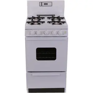 Premier SAK220OP 2.4 Cu. Ft. White Freestanding Gas Range Premier SAK220OP 2.4 Cu. Ft. White Freestanding Gas Range