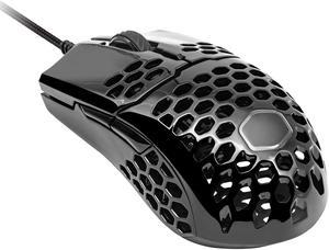 Cooler Master MM710 Pro-Grade Gaming Mouse (Glossy Black) - 53g Lightweight, Honeycomb Shell, Ultralight Ultraweave Cable, Pixart 3389 16000 DPI Optical Sensor