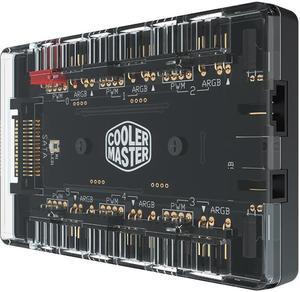Cooler Master MasterFan ARGB and PWM Hub - 6 Ports for Addressable RGB Lighting with PWM
