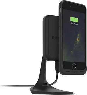 Mophie Charge Force Desk Mount for Mophie Wireless Case with Charge Force Wireless Power - Black