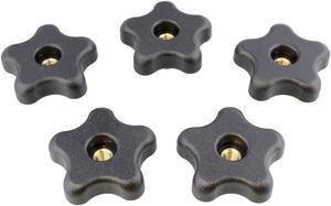DCT | Star Knobs 5/16”-18 Clamping Knob Threaded Knobs – T Knob Jig Knobs 5-Pack