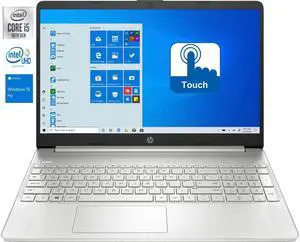 HP 15.6" HD TouchScreen LED Notebook,10th Gen Intel Core i5-1035G1 Quad Core Processor,16GB DDR4 RAM,256GB SSD,Intel UHD Graphics,Wifi,Bluetooth,USB,HDMI, Windows 10 Pro