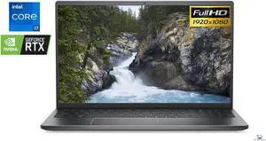 Dell Vostro 7510 15.6" Full HD Laptop,11th Gen Intel Core i7-11800H 8-Core Processor,16GB DDR4,512GB SSD,4GB NVIDIA GeForce RTX 3050,Wifi-AX,Bluetooth,HDMI,Windows 10 Pro Dell Vostro 7510 15.6" Full HD Laptop,11th Gen Intel Core i7-11800H 8-Core Processor,16GB DDR4,512GB SSD,4GB NVIDIA GeForce RTX 3050,Wifi-AX,Bluetooth,HDMI,Windows 10 Pro