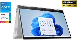 New HP Pavilion X360 2-1 14" Full HD LED Touchscreen Laptop,12th Gen Intel Core i5-1235U,8GB DDR4,1TB SSD,Intel Iris Xe Graphics,Wifi-AX,BlueTooth,Finger Print Reader,Windows 11 Pro