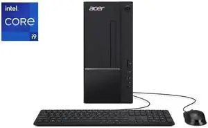 Acer Aspire Desktop|Intel Core i9-14900K Processor|32GB DDR5|1TB SSD|2 x HDMI|Dual Monitor Capable| Windows 11 Pro|High-Performance PC for Home or Office