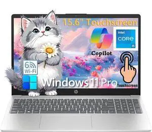 HP 15.6" FHD Touch Laptop | Intel Core i5-1334U,16GB DDR4, 512GB SSD, Win 11 Pro | Fast, Sleek & Ready to Work