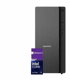 Lenovo IdeaCentre Tower 17L| Intel Core Ultra 5 225 Processor| 32GB DDR5| 2TB SSD| Wi-Fi 6E| Dual Monitor Support| Windows 11 Pro| Desktop PC| Intel AI Boost