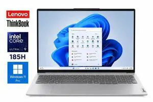 Lenovo ThinkBook 16 Gen 8 Business Laptop|16" Full HD+ 1920x1200|Intel Core Ultra 9 185H Processor|64GB DDR5|1TB SSD|Wifi-6|Windows 11 Pro Lenovo ThinkBook 16 Gen 8 Business Laptop|16" Full HD+ 1920x1200|Intel Core Ultra 9 185H Processor|64GB DDR5|1TB SSD|Wifi-6|Windows 11 Pro