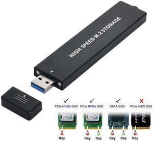 KAIBOXIXI USB 3.0 to NVME M-key M.2 NGFF SATA SSD External PCBA Case Conveter Adapter RTL9210B Chipset