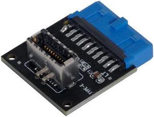 CYSM USB 3.1 Front Panel Socket Key-A Type-E to USB 3.0 20Pin Header Male Extension Adapter for Motherboard