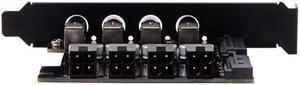 KAIBOXIXI 4 Hard Disk Control System Intelligent Control Management System HDD SSD Power Switch with PCI Bracket