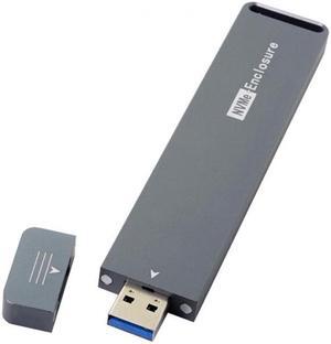 KAIBOXIXI USB 3.0 to NVME M-key M.2 NGFF SSD External PCBA Conveter Adapter RTL9210 Chipset with Case